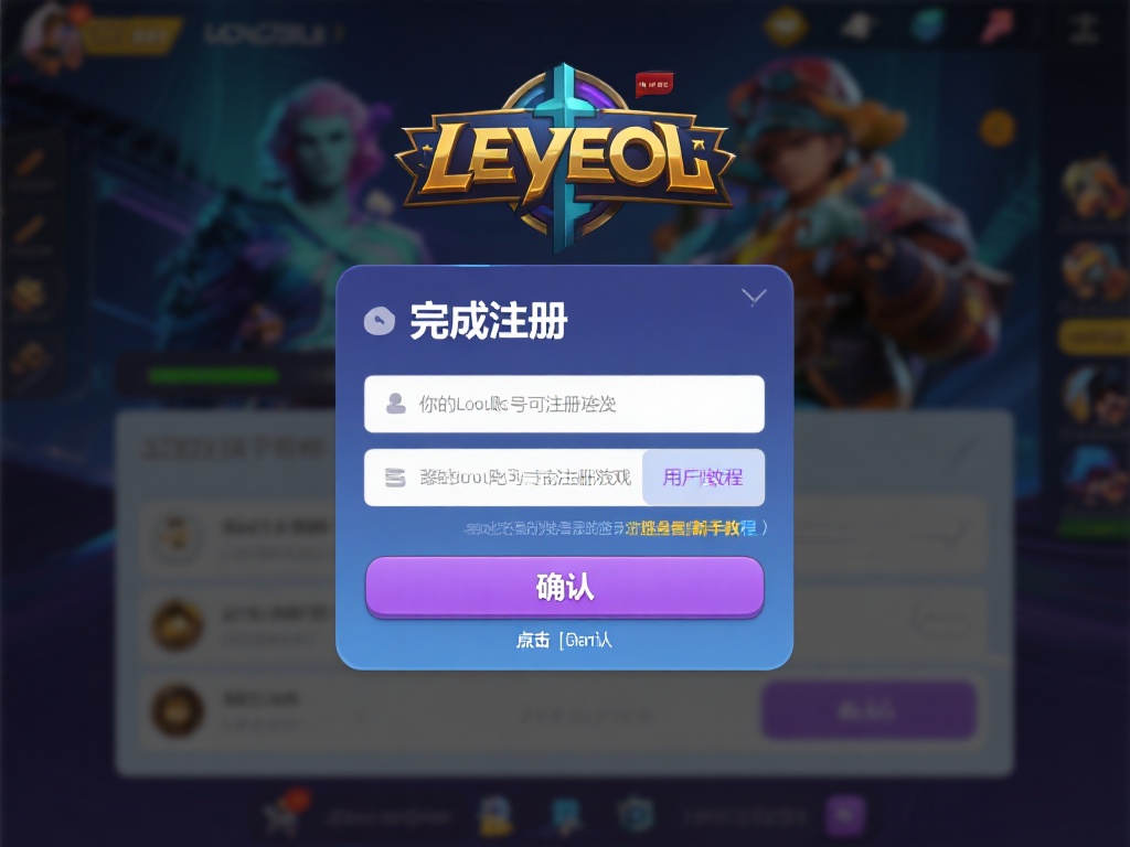 LOL官网下载安装后如何创建账号? 完成注册:最后,阅读并同意用户协议,点击